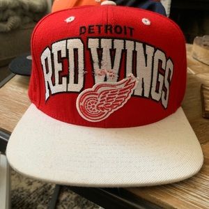 Detroit Redwings Mitchell and Ness Hat